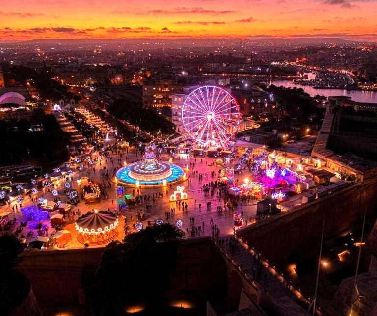A Magia do Natal em Malta