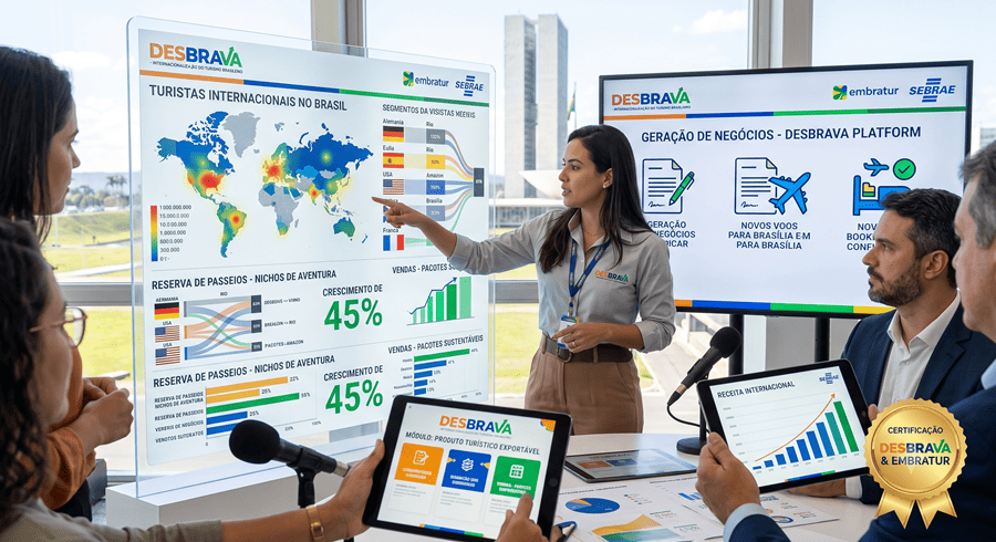 Embratur e Sebrae lançam DesBRAva