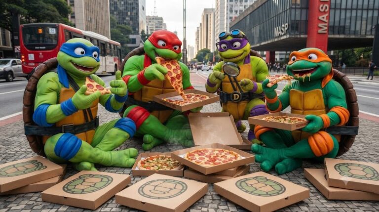 Pizzaria oficial das Tartarugas Ninja